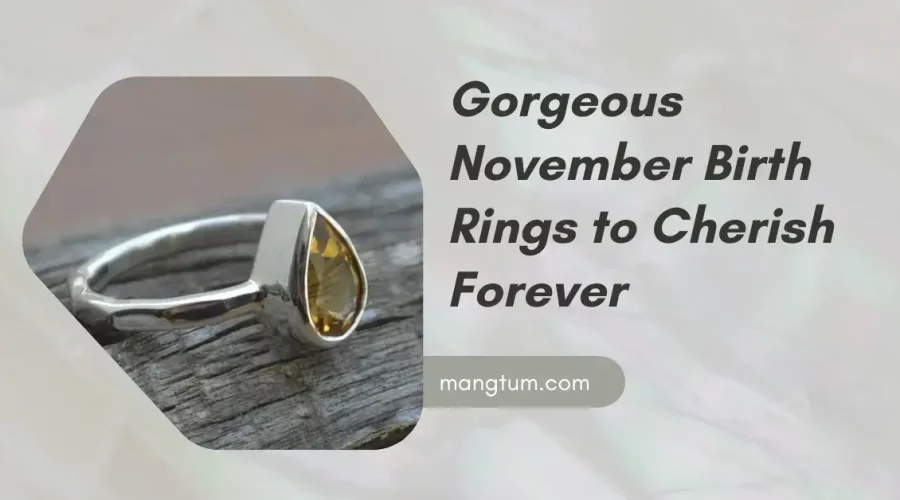 November Birth Ring