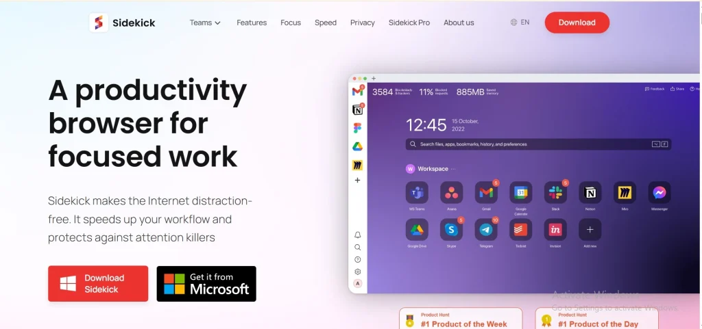 Sidekick Browser: Private, Fast, Secure Web Browser