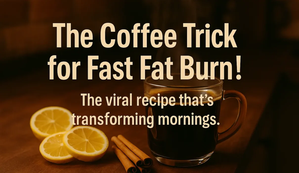 Coffee weight loss recipe with lemon and cinnamon.