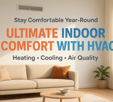 Modern living room with HVAC vent and cozy sunlight promoting indoor comfort and explaining what does HVAC stand for.