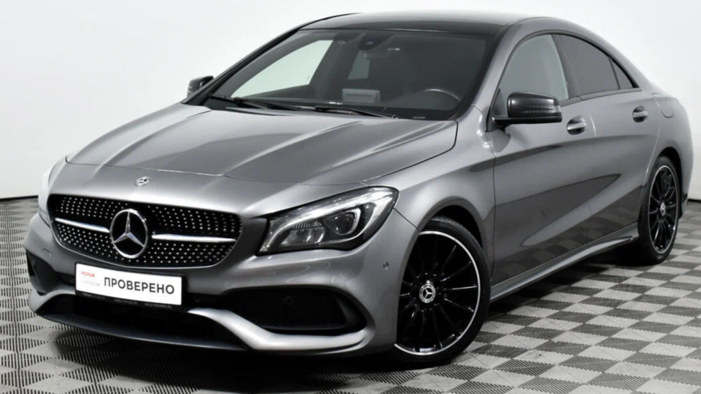 Mercedes-Benz CLA luxury sedan with sporty design and premium look in 10 Cheap Luxury Cars list